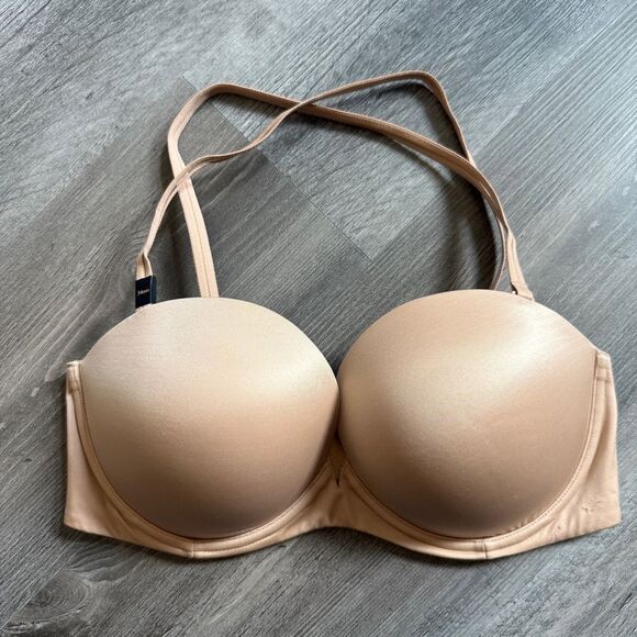 Victoria’s Secret 34DD Bra Very Sexy Multiway Convertible Straps Tan - Picture 6 of 13